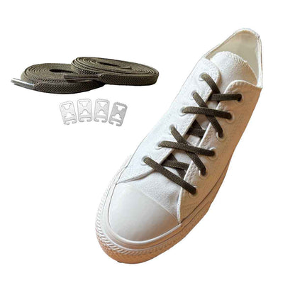veters-elastisch-groen-olijf-anker-schoenen