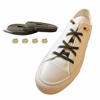 veters-elastisch-groen-olijf-capsule-goud-schoenen