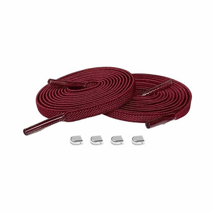 veters-elastisch-rood-bordeaux-capsule-zilver-glans