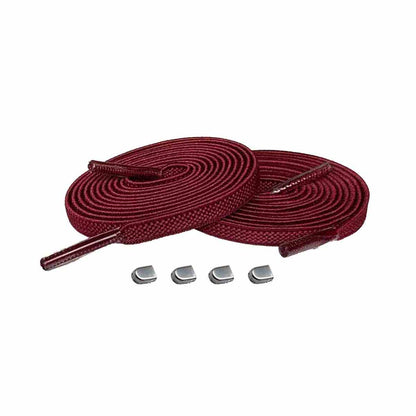 veters-elastisch-rood-bordeaux-capsule-zilver-mat