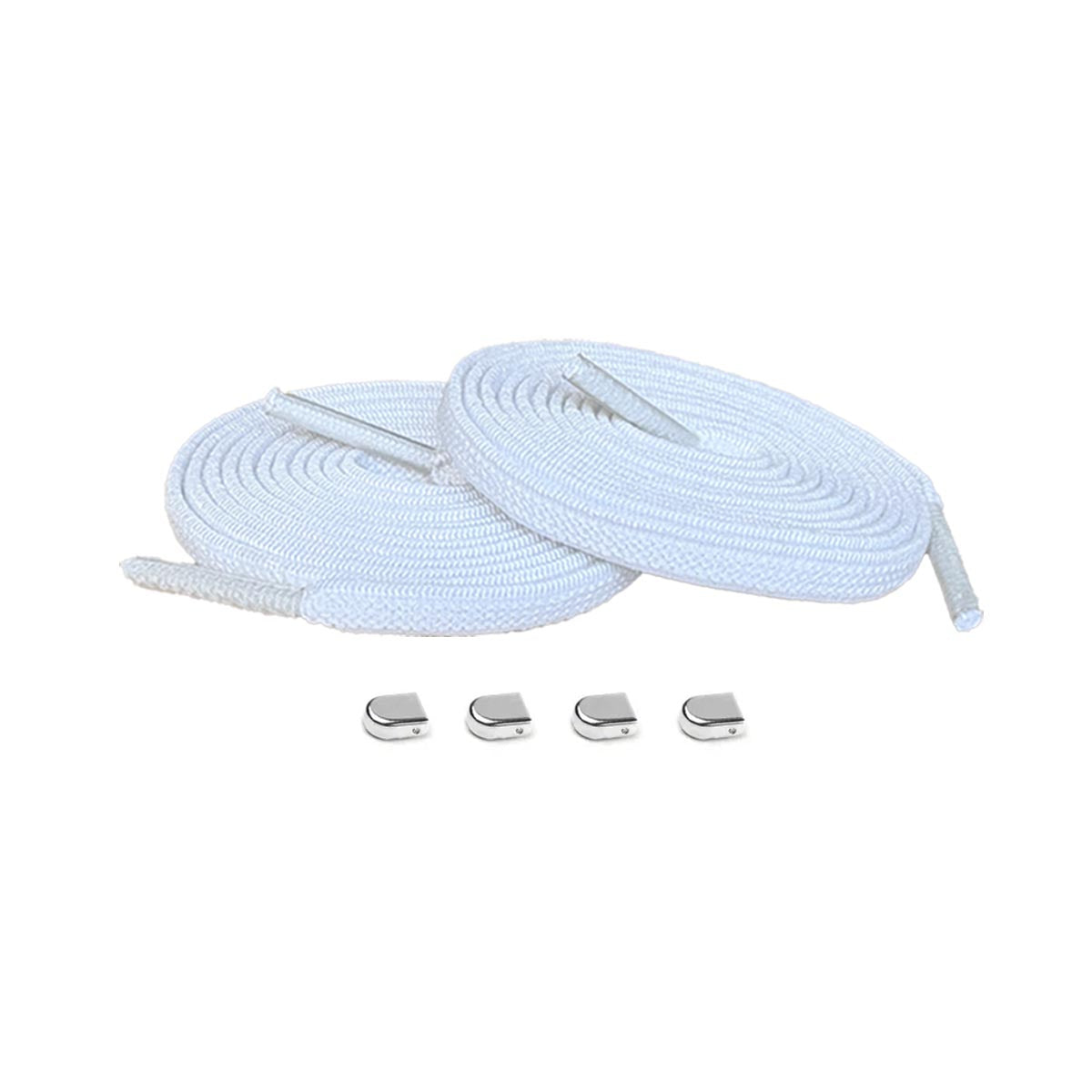 veters-elastisch-wit-capsule-zilver-glans