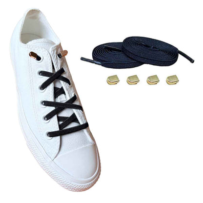 veters-elastisch-zwart-capsule-goud-schoenen