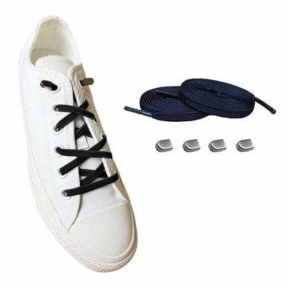 veters-elastisch-zwart-capsule-zilver-mat-schoenen