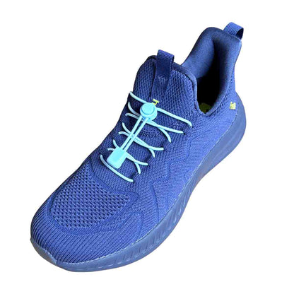 Blauw licht – veters koordstopper snelsluiting blauw licht schoenen