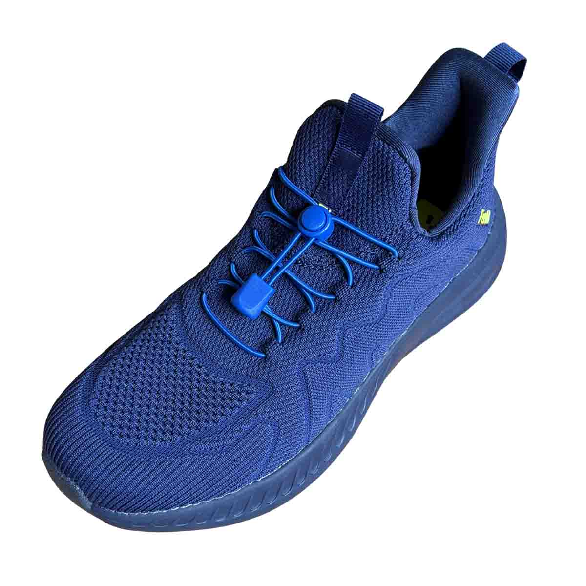 Blauw – veters koordstopper snelsluiting blauw schoenen