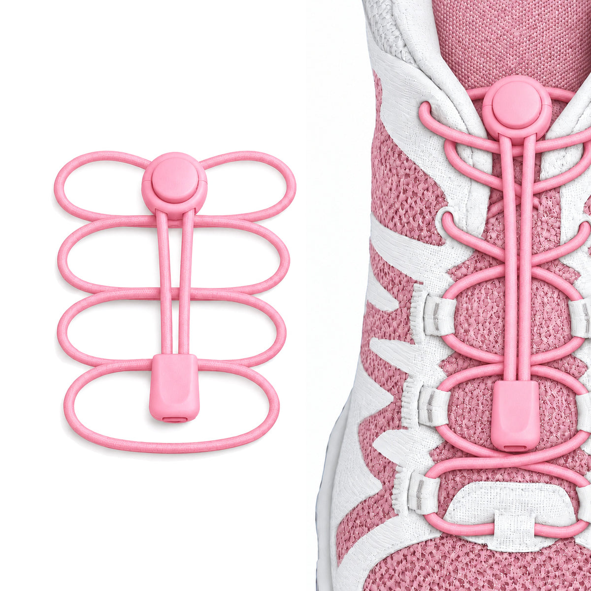 Roze – veters koordstopper snelsluiting roze 01 hoofdafbeelding