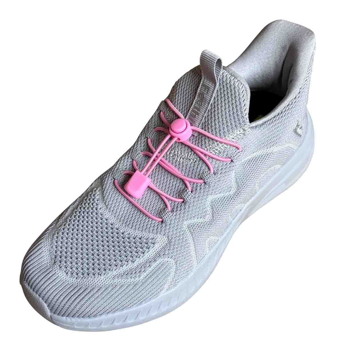Roze – veters koordstopper snelsluiting roze schoenen