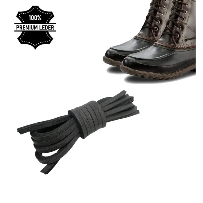 veters-leer-zwart-premium
