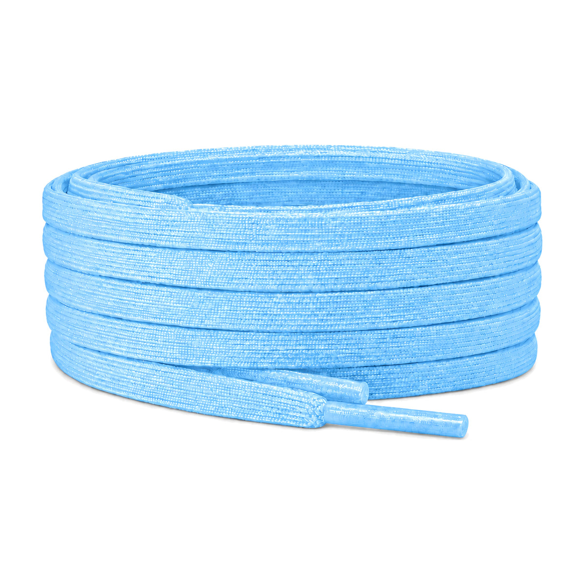 Blauw – veters plat smal voetbal blauw licht 01 hoofdafbeelding