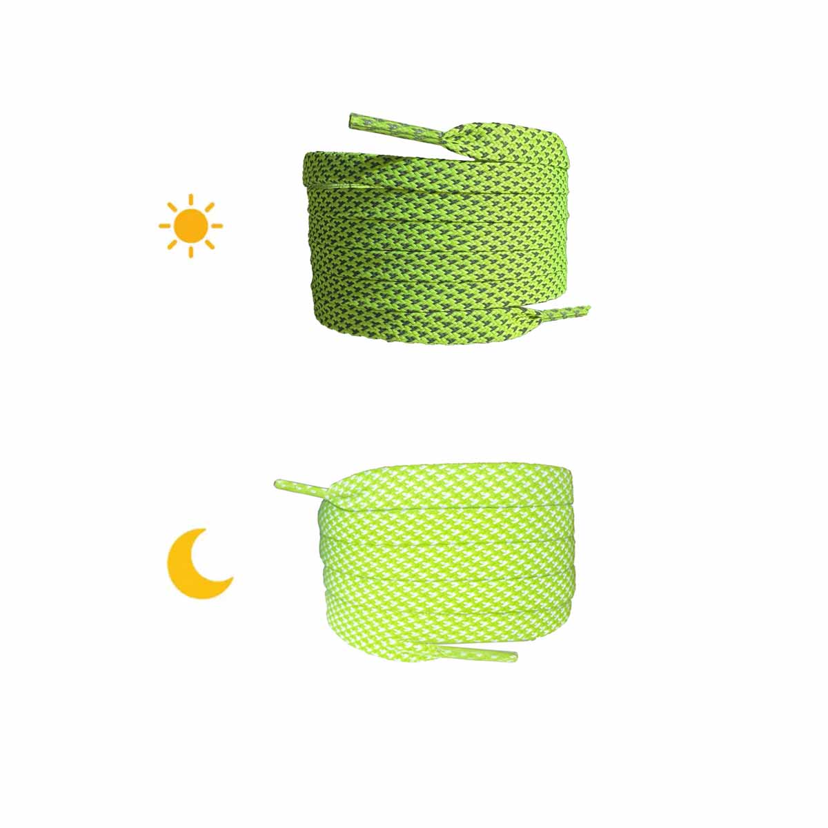 Reflecterende veters - Plat