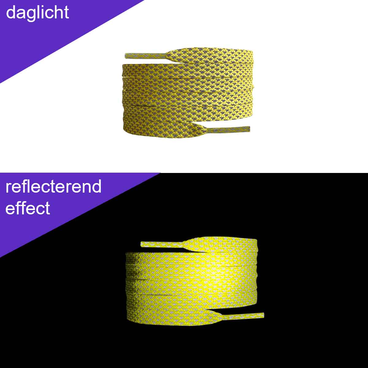 veters-reflecterend-plat-geel