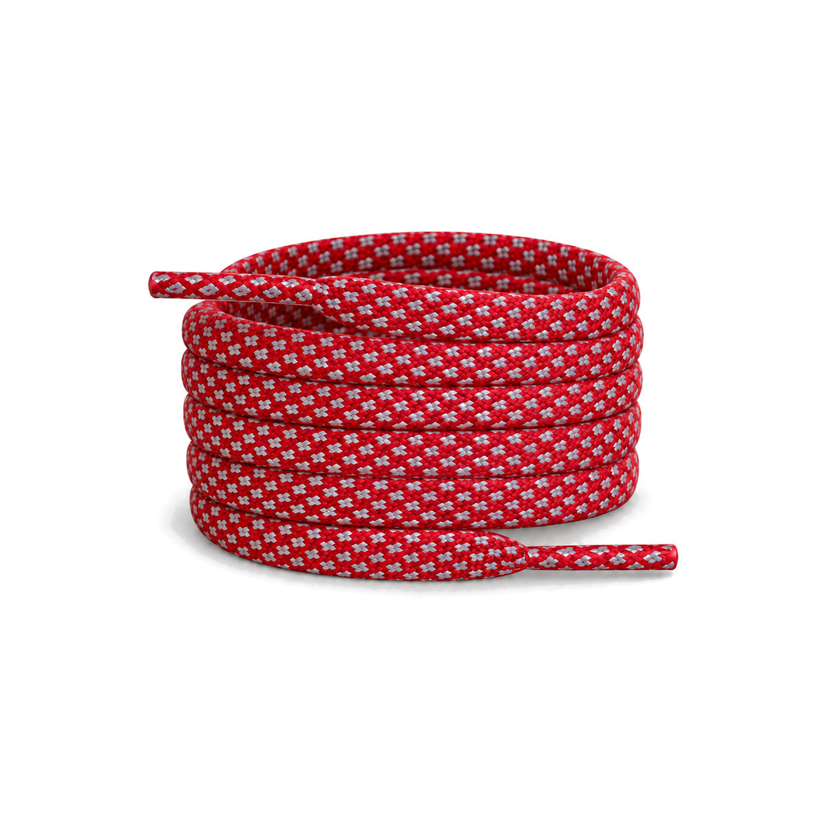 Rood – veters reflecterend plat rood 01 hoofdafbeelding