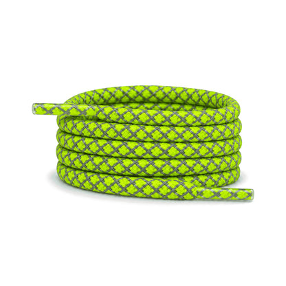 Groen Geel Neon – veters reflecterend rond groen neon
