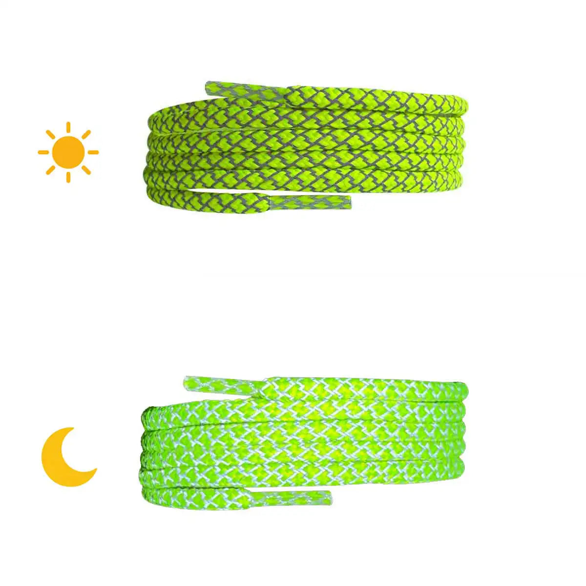 veters-reflecterend-rond-groen-neon