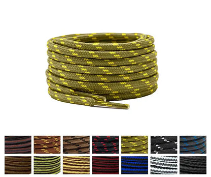 veters-wandelschoenen-groen-geel-patroon